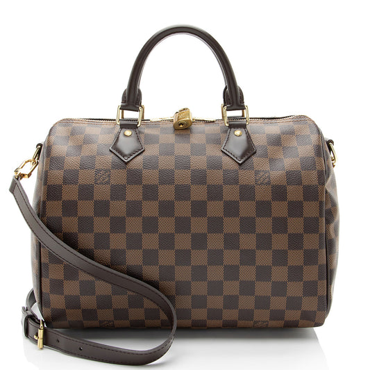 Louis Vuitton Damier Ebene Speedy Bandouliere 30 Satchel