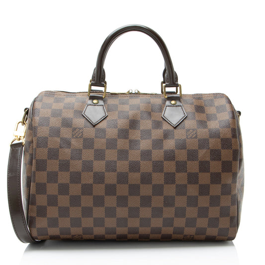 Louis Vuitton Damier Ebene Speedy Bandouliere 30 Satchel