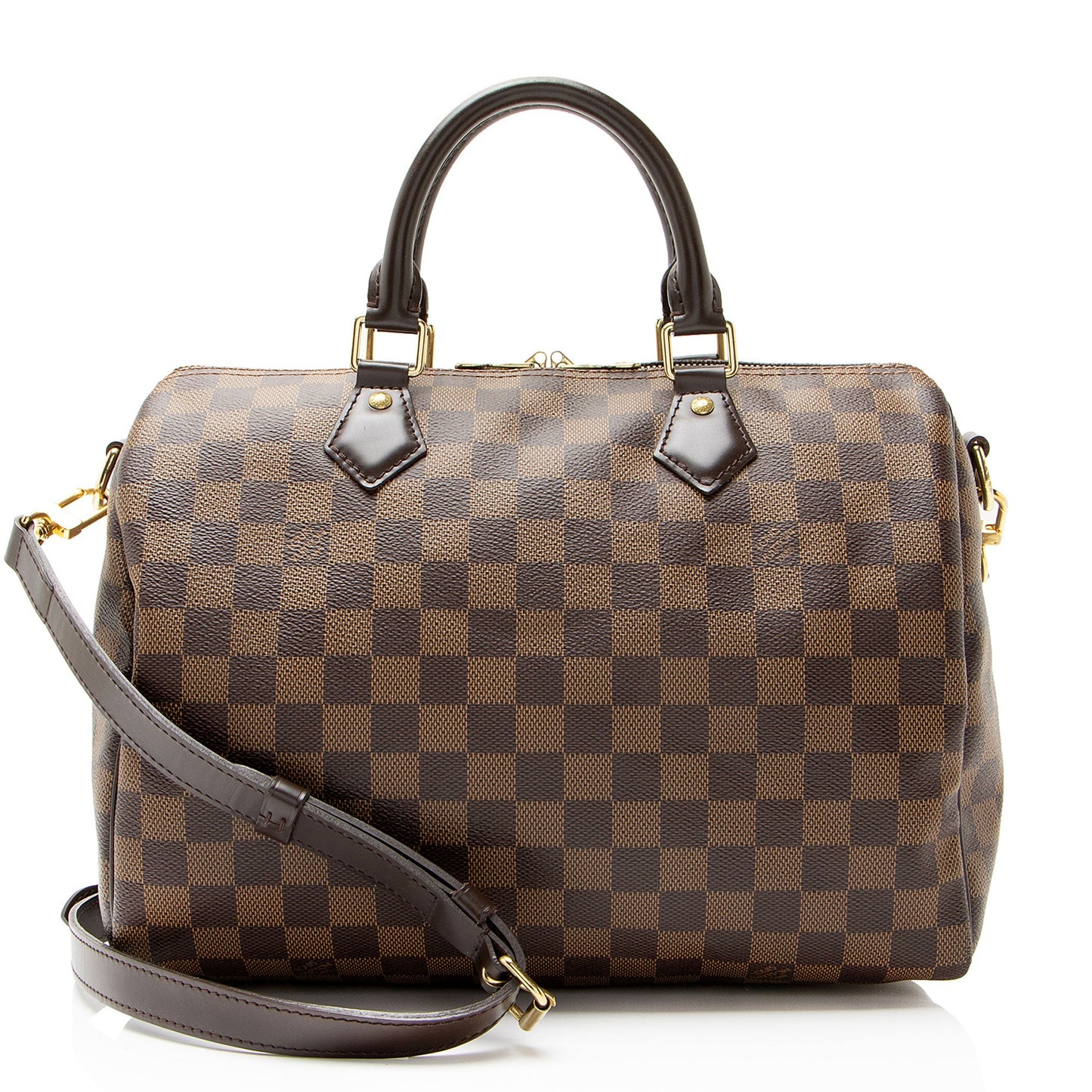 Louis Vuitton Damier Ebene Speedy Bandouliere 30 Satchel