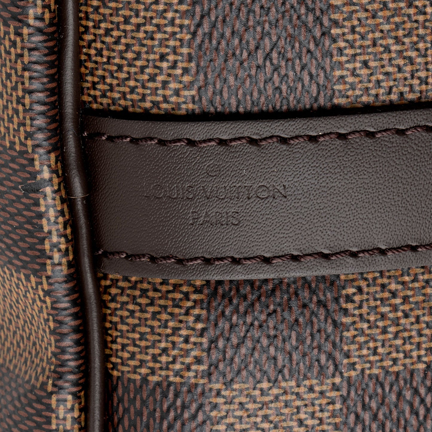 Louis Vuitton Damier Ebene Speedy Bandouliere 35 Satchel (SHF-zqmgHr)