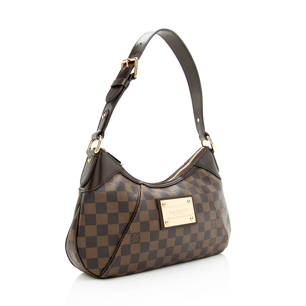 Louis Vuitton Damier Ebene Thames PM Shoulder Bag (SHF-18905)