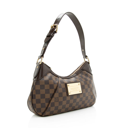 Louis Vuitton Damier Ebene Thames PM Shoulder Bag (SHF-18905)