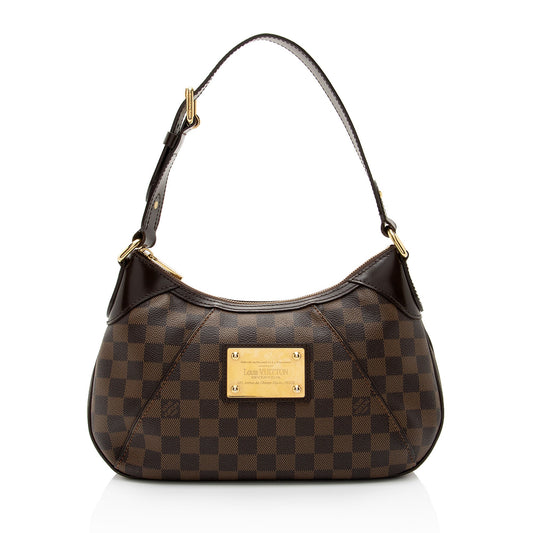 Louis Vuitton Damier Ebene Thames PM Shoulder Bag (SHF-148Iro)