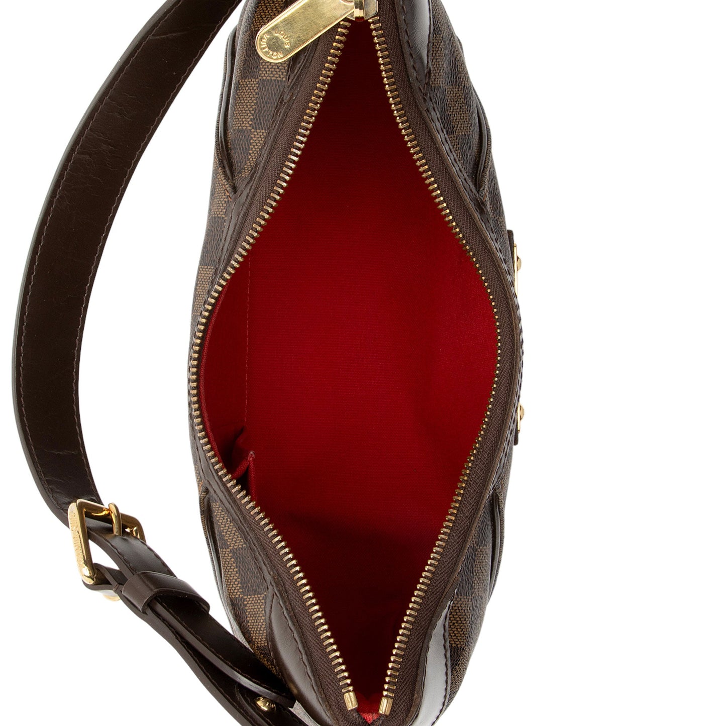 Louis Vuitton Damier Ebene Thames PM Shoulder Bag (SHF-148Iro)