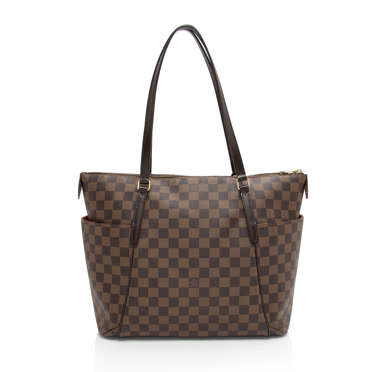 Louis Vuitton Damier Ebene Totally MM Tote (SHF-O2p659)