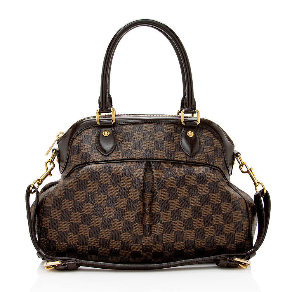 Louis Vuitton Damier Ebene Trevi PM Satchel -  (SHF-19397)