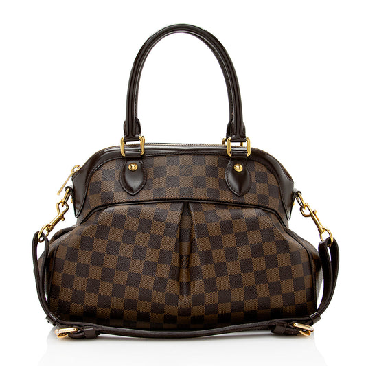 Louis Vuitton Damier Ebene Trevi PM Satchel -  (SHF-19397)