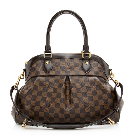 Louis Vuitton Damier Ebene Trevi PM Satchel (SHF-20098)