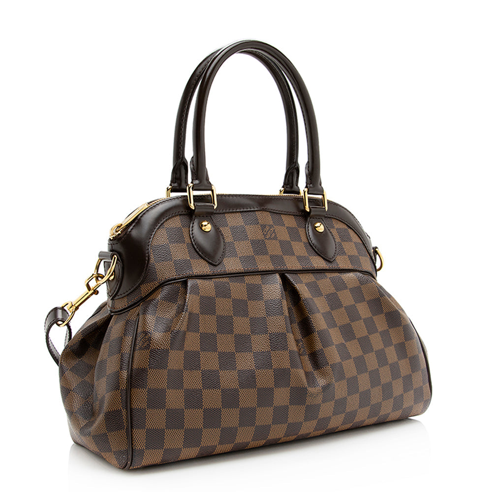 Louis Vuitton Damier Ebene Trevi PM Satchel (SHF-20098)