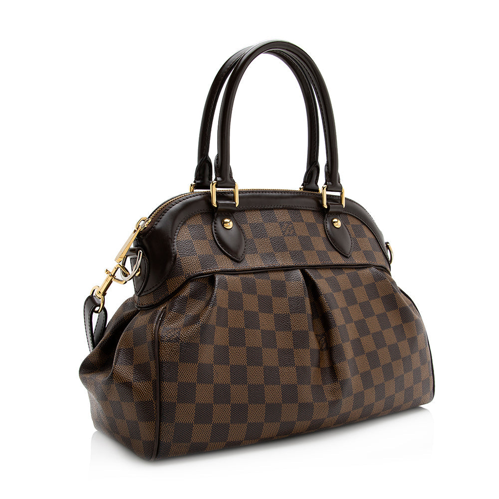 Louis Vuitton Damier Ebene Trevi PM Satchel (SHF-21153)