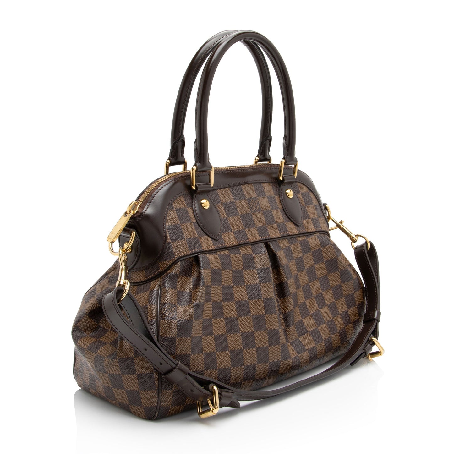 Louis Vuitton Damier Ebene Trevi PM Satchel (SHF-gWvfg9)