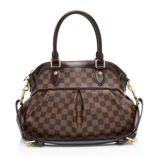 Louis Vuitton Damier Ebene Trevi PM Satchel (SHF-V65xSt)