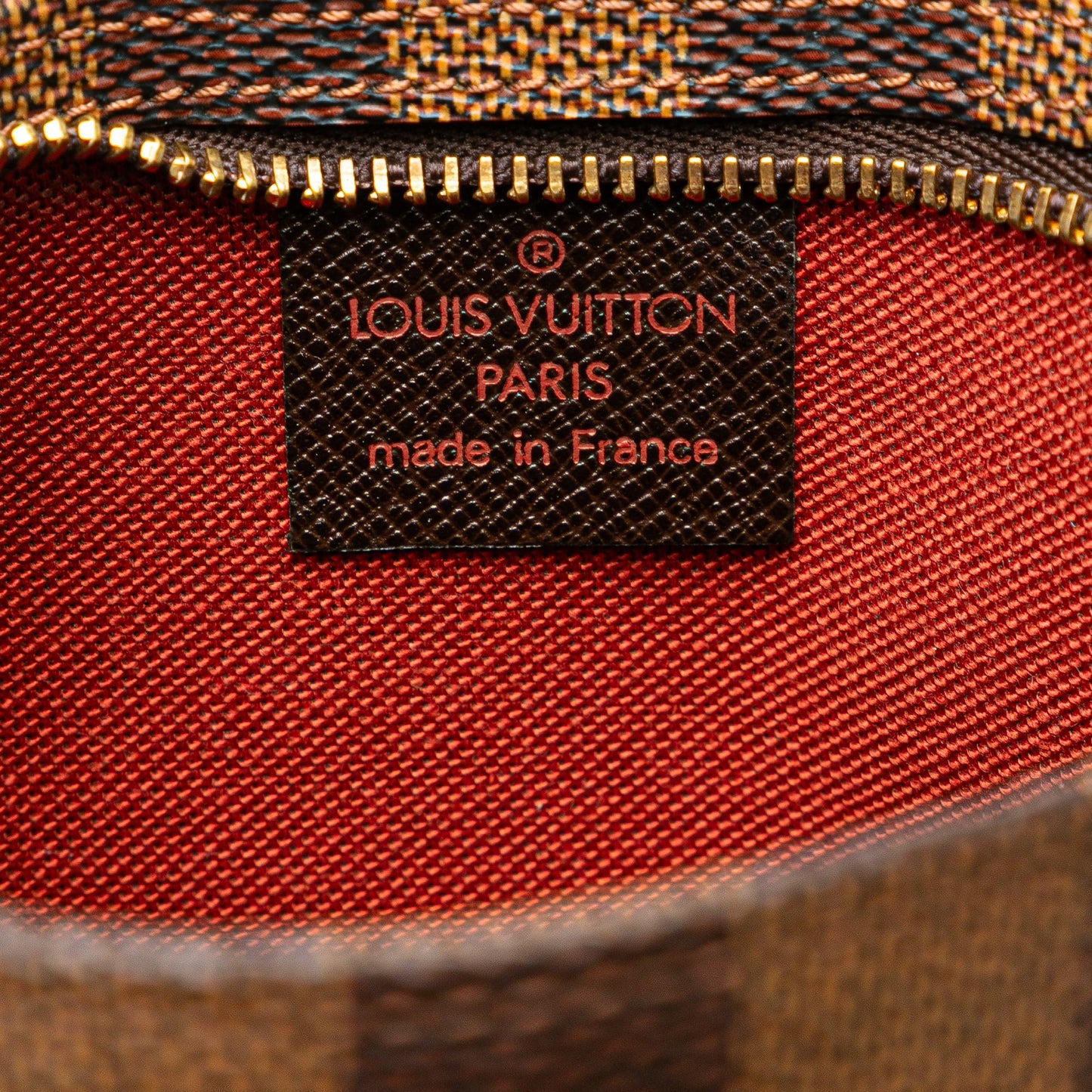 Louis Vuitton Damier Ebene Trousse Pochette (SHG-wcBllW)