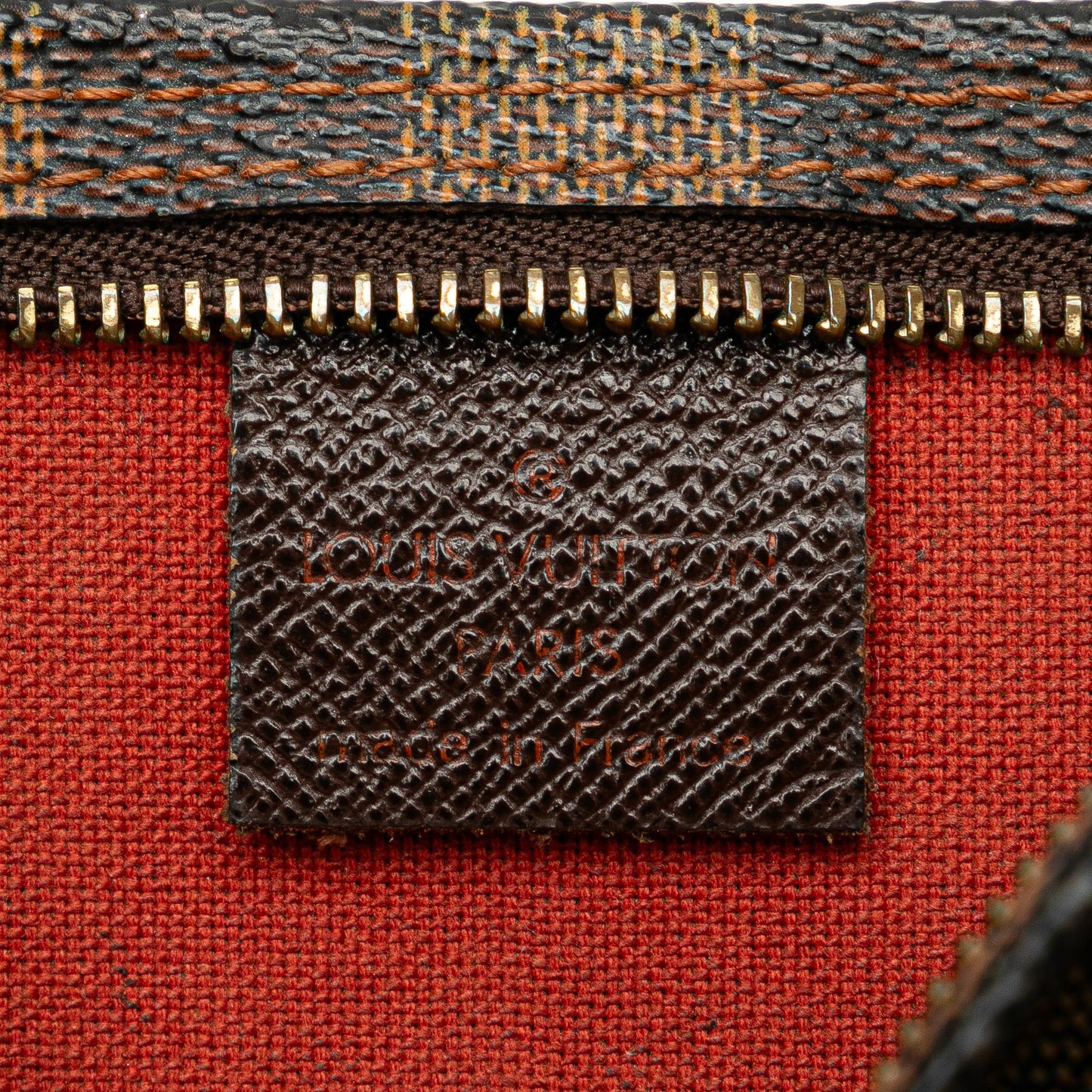 Louis Vuitton Damier Ebene Trousse Pochette (SHG-tOBxiB)