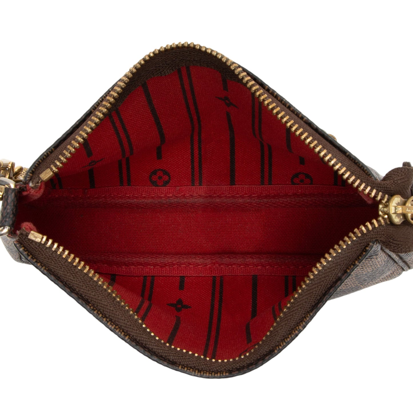 Louis Vuitton Damier Ebene Trunks & Bags Mini Pochette Accessoires (SHF-p83GW4)