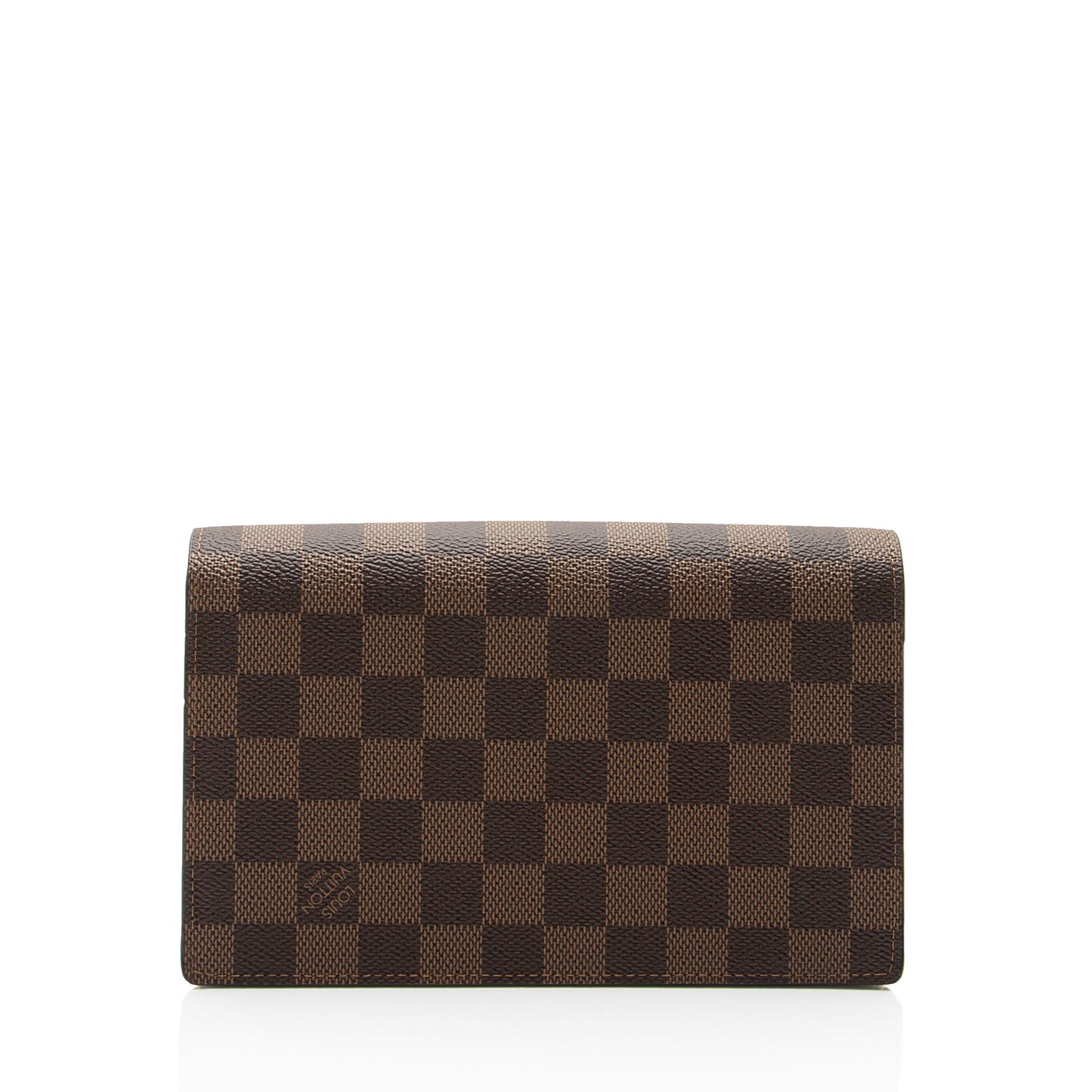 Louis Vuitton Damier Ebene Vavin Chain Wallet (SHF-0jS0VB)