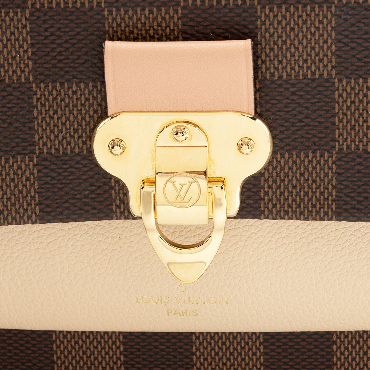 Louis Vuitton Damier Ebene Vavin Chain Wallet (SHF-SzZMpa)