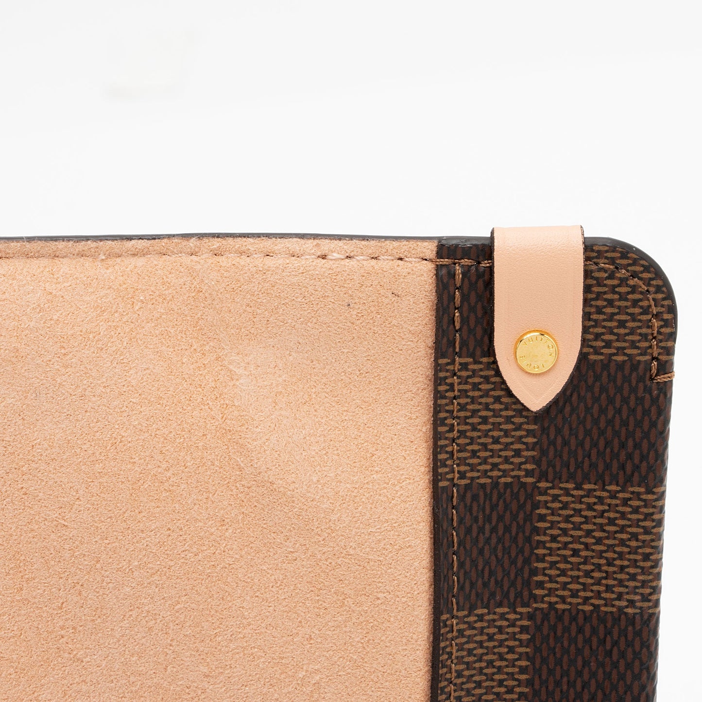 Louis Vuitton Damier Ebene Vavin Chain Wallet (SHF-SzZMpa)