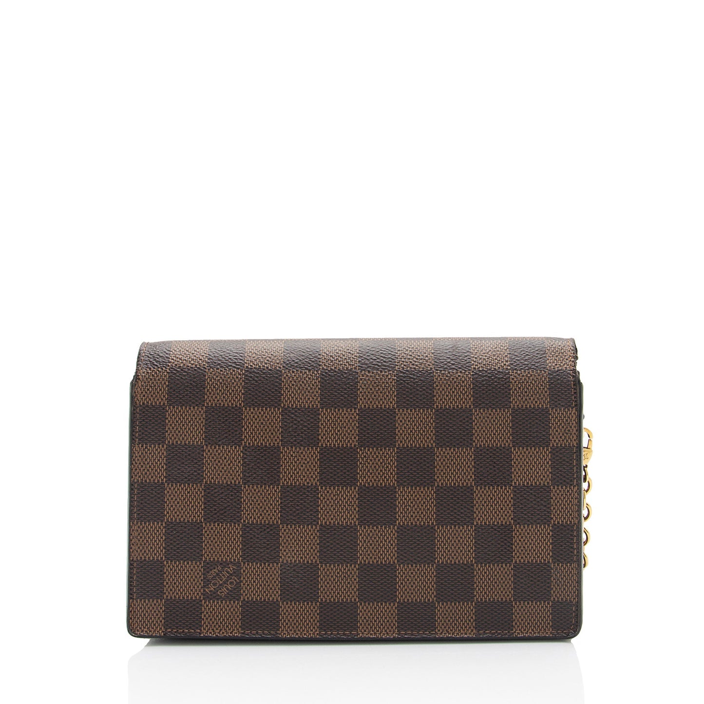 Louis Vuitton Damier Ebene Vavin Chain Wallet (SHF-UNrDGN)