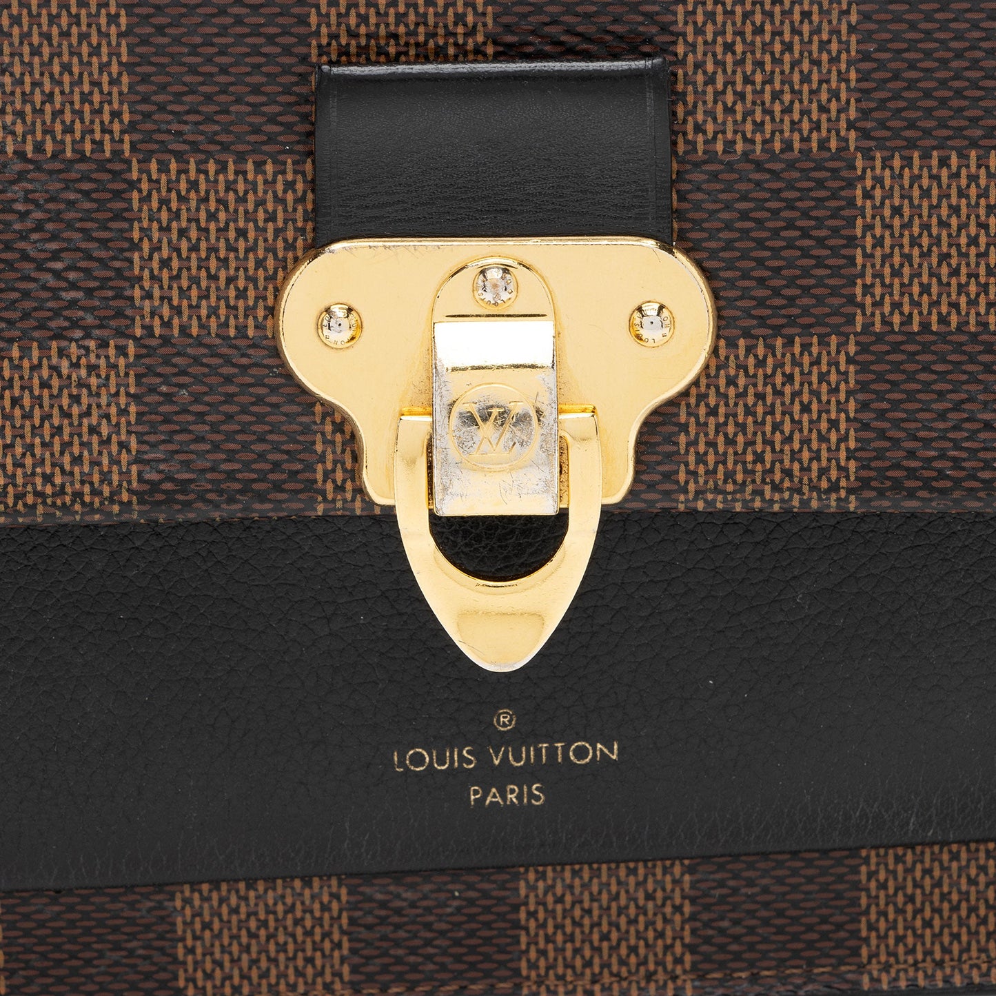 Louis Vuitton Damier Ebene Vavin Chain Wallet (SHF-UNrDGN)