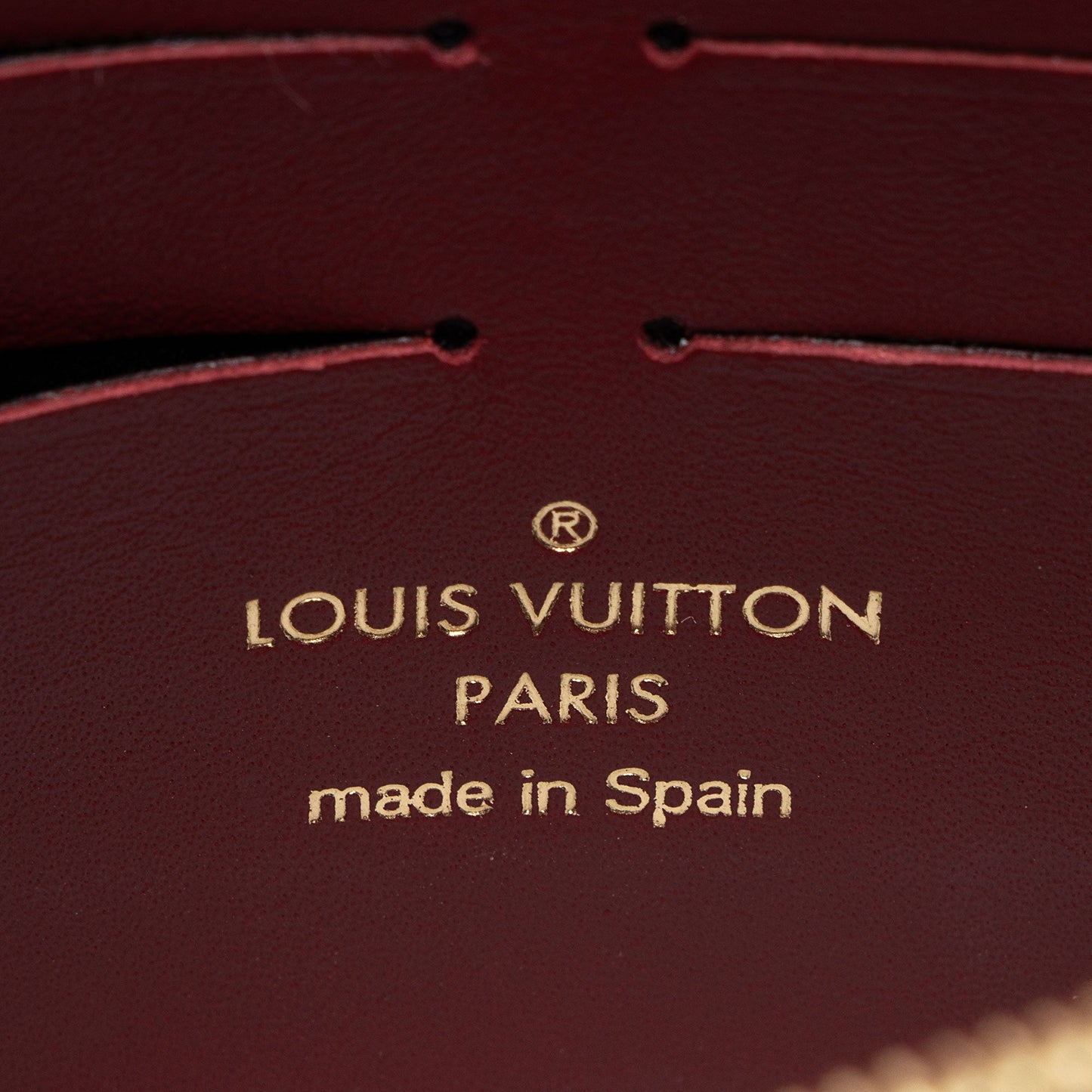 Louis Vuitton Damier Ebene Vavin Chain Wallet