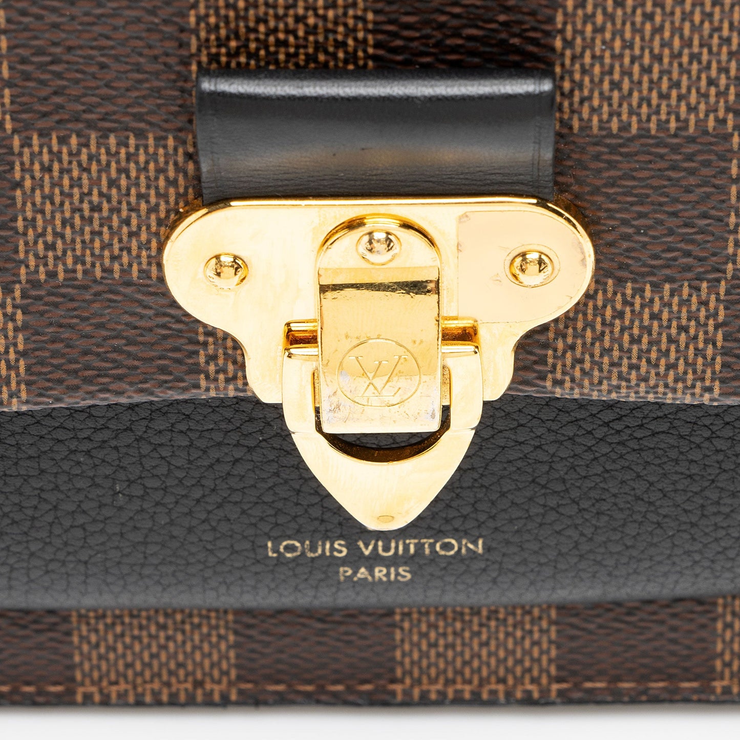 Louis Vuitton Damier Ebene Vavin Chain Wallet