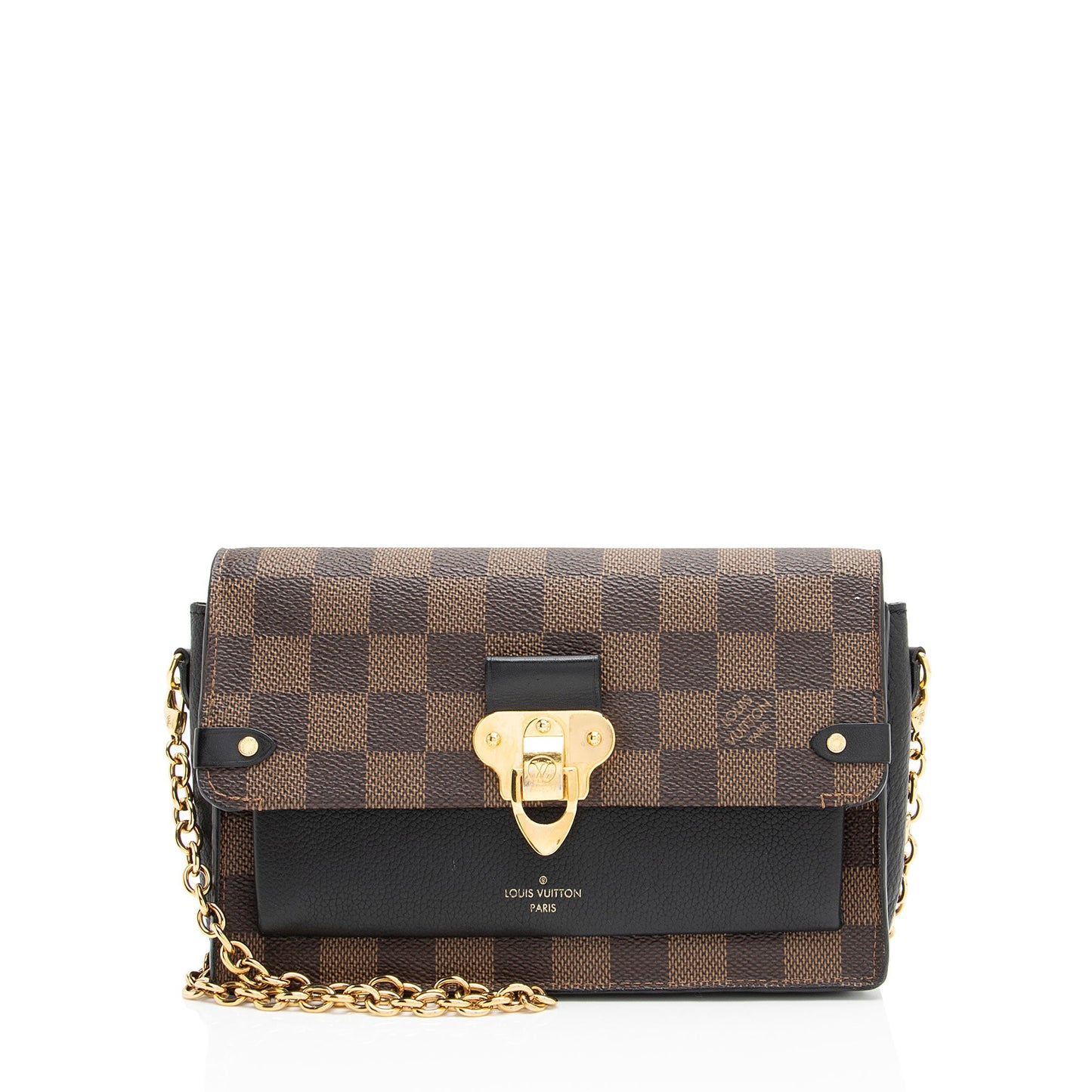 Louis Vuitton Damier Ebene Vavin Chain Wallet