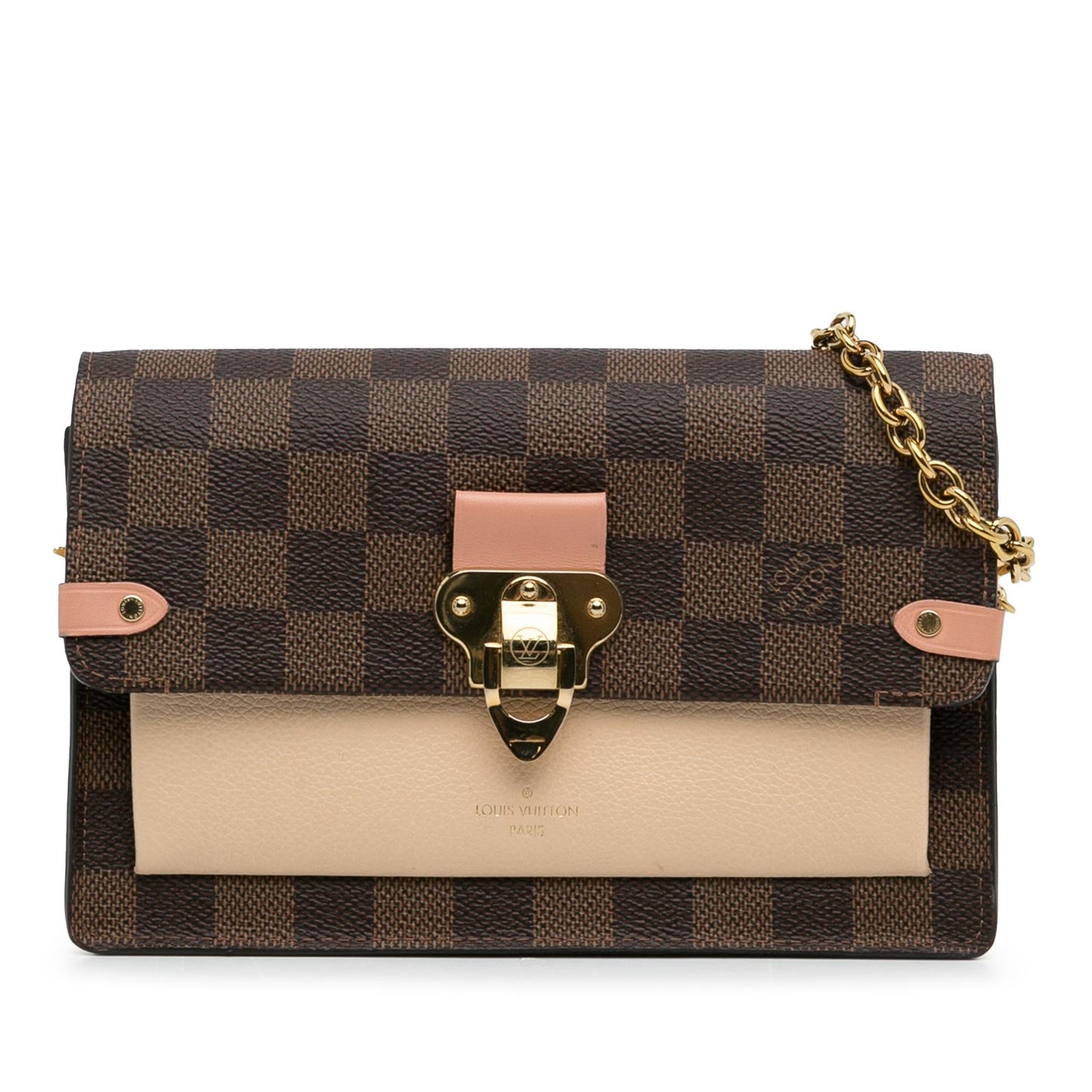 Louis Vuitton Damier Ebene Vavin Wallet on Chain (SHG-HSLCkn)