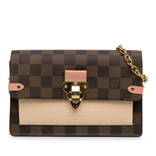 Louis Vuitton Damier Ebene Vavin Wallet on Chain (SHG-HSLCkn)