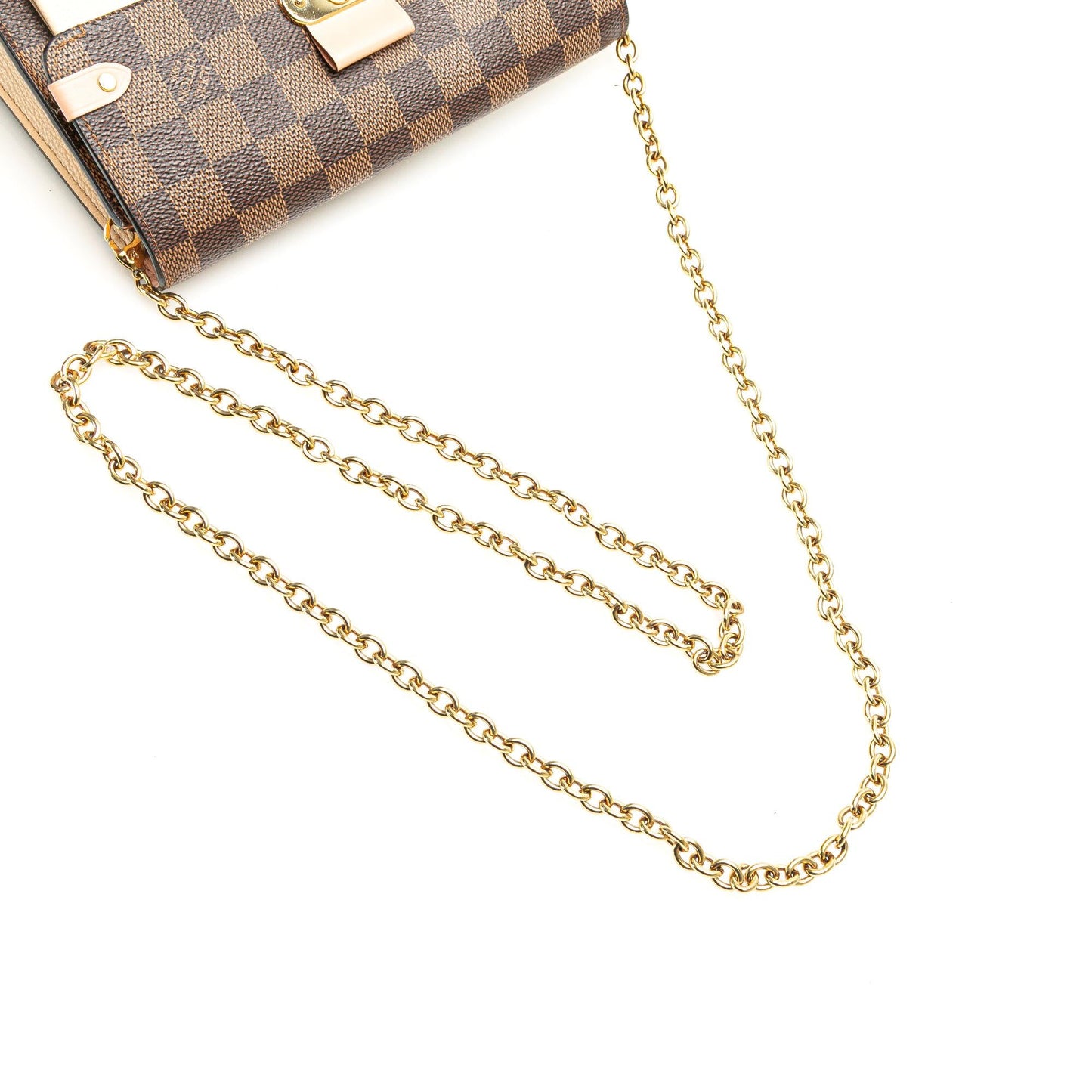 Louis Vuitton Damier Ebene Vavin Wallet on Chain