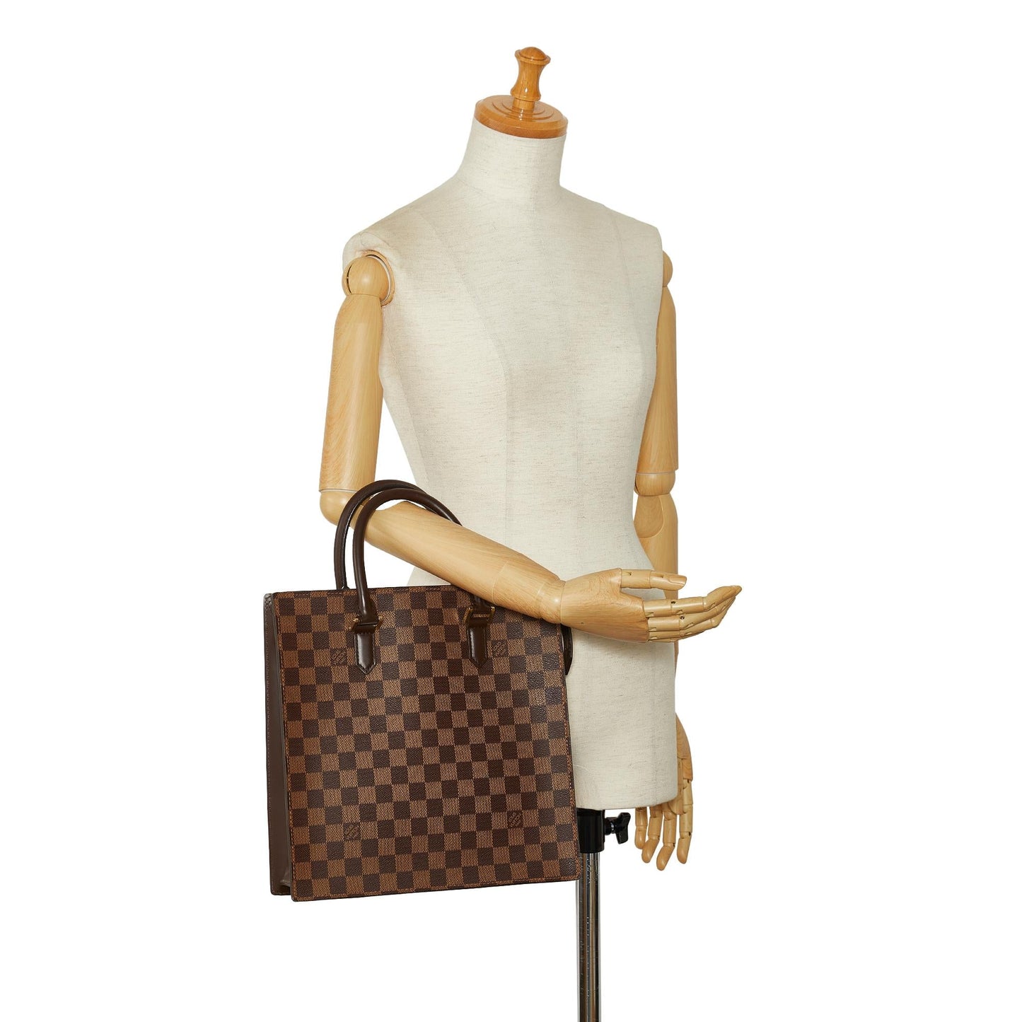 Louis Vuitton Damier Ebene Venice Sac Plat (SHG-k0kO7S)