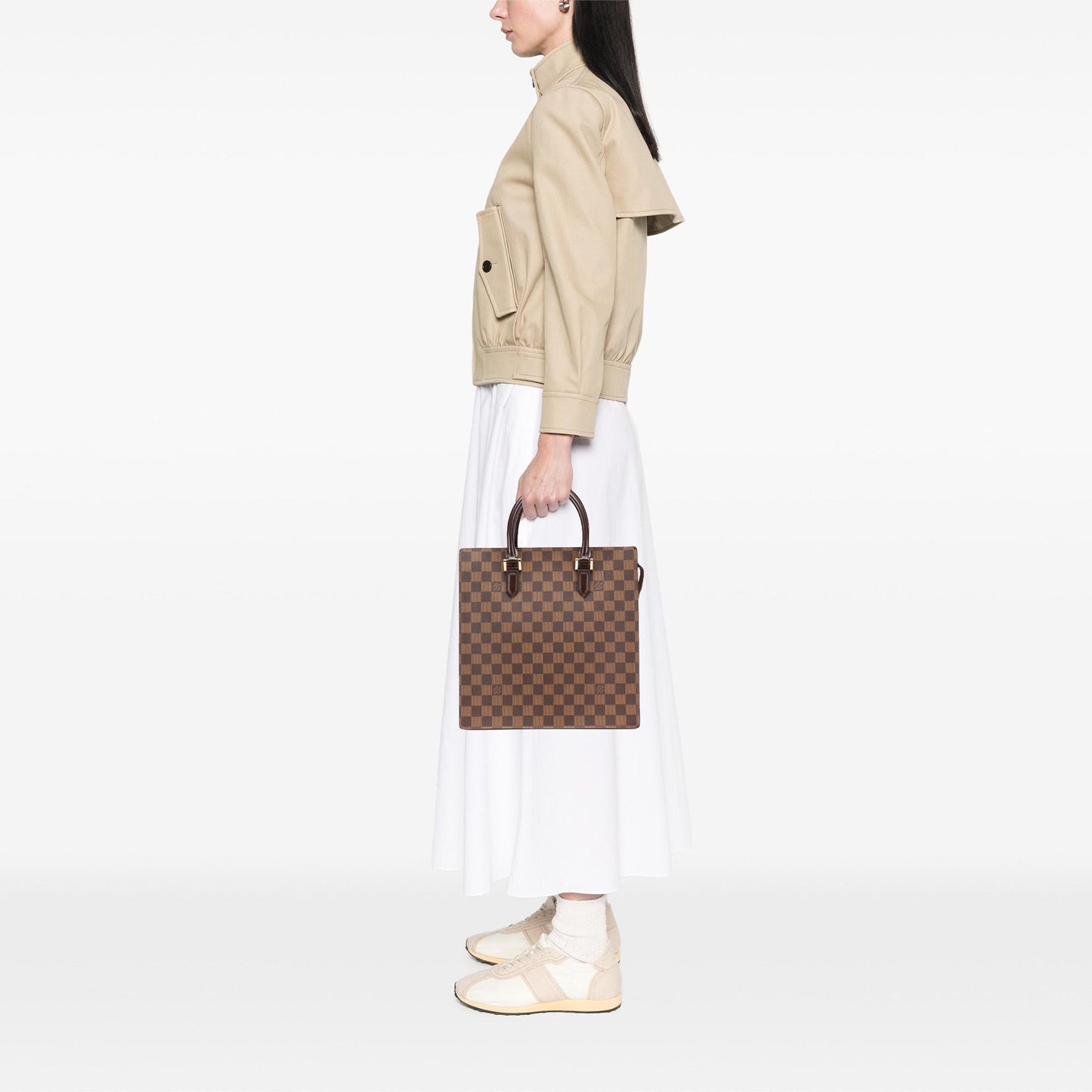 Louis Vuitton Vintage Damier Ebene Venice Sac Plat