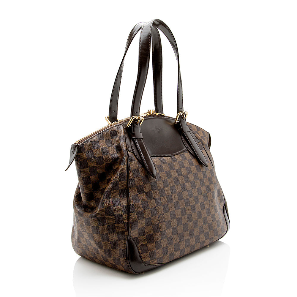 Louis Vuitton Damier Ebene Verona GM Shoulder Bag (SHF-13379)