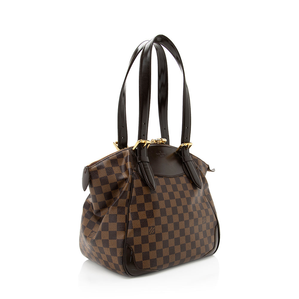 Louis Vuitton Damier Ebene Verona MM Shoulder Bag (SHF-19816)