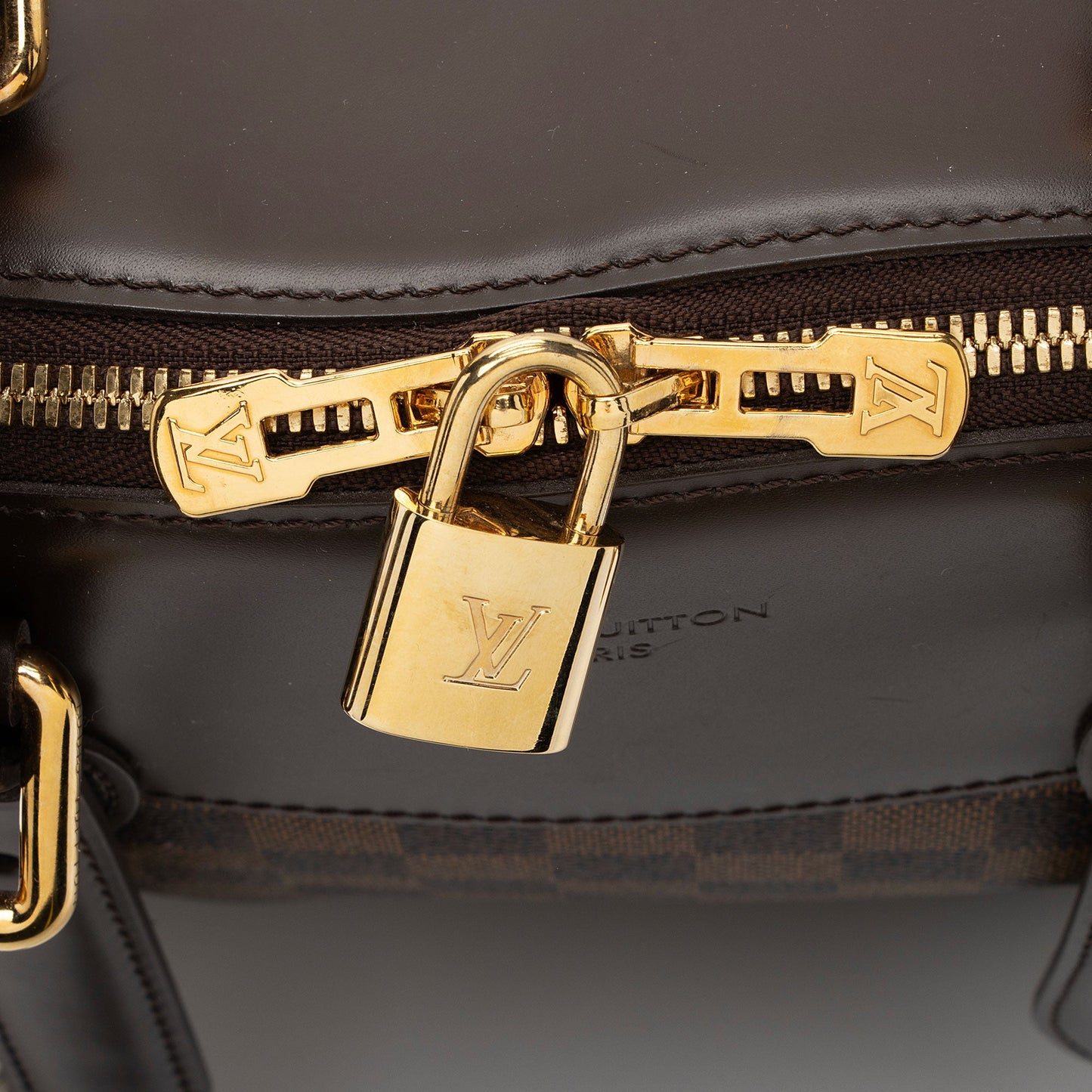 Louis Vuitton Damier Ebene Verona MM Shoulder Bag (SHF-8loQOL)