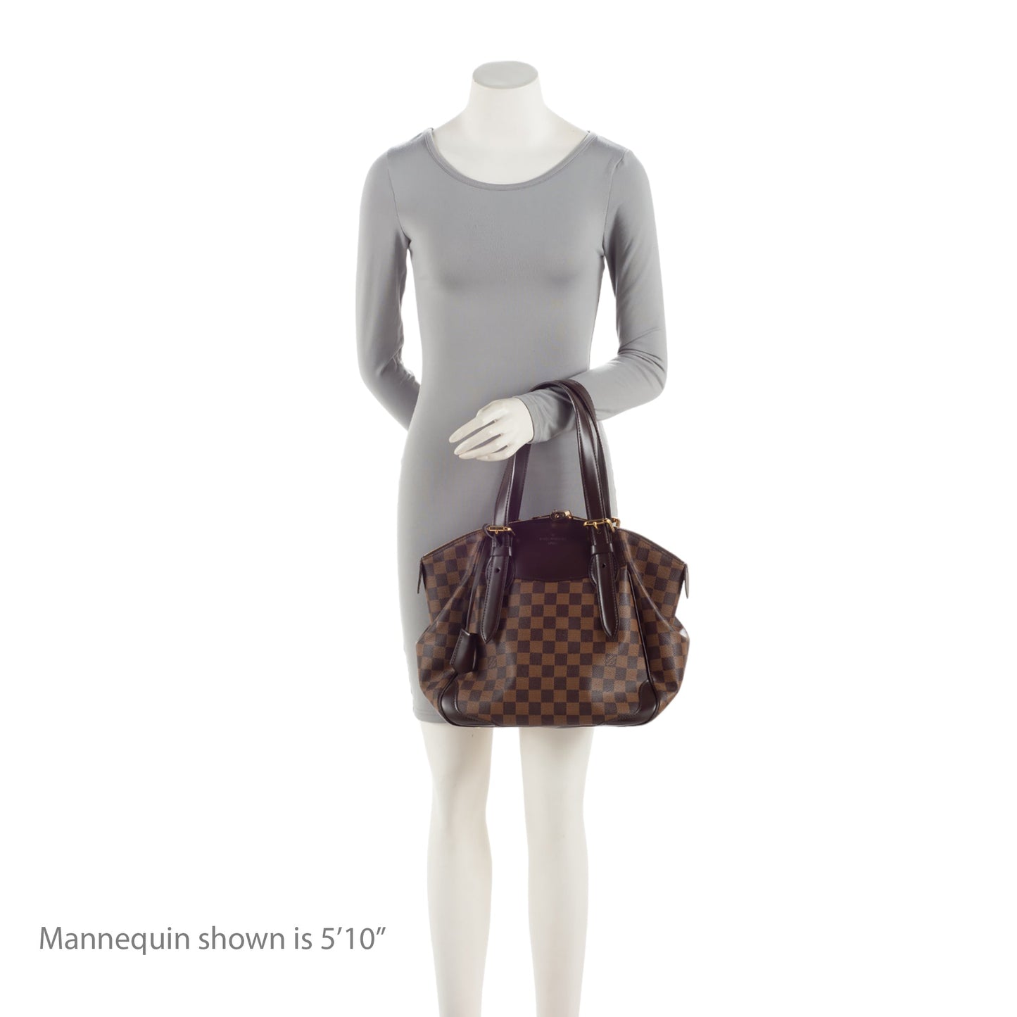 Louis Vuitton Damier Ebene Verona MM Shoulder Bag (SHF-8loQOL)
