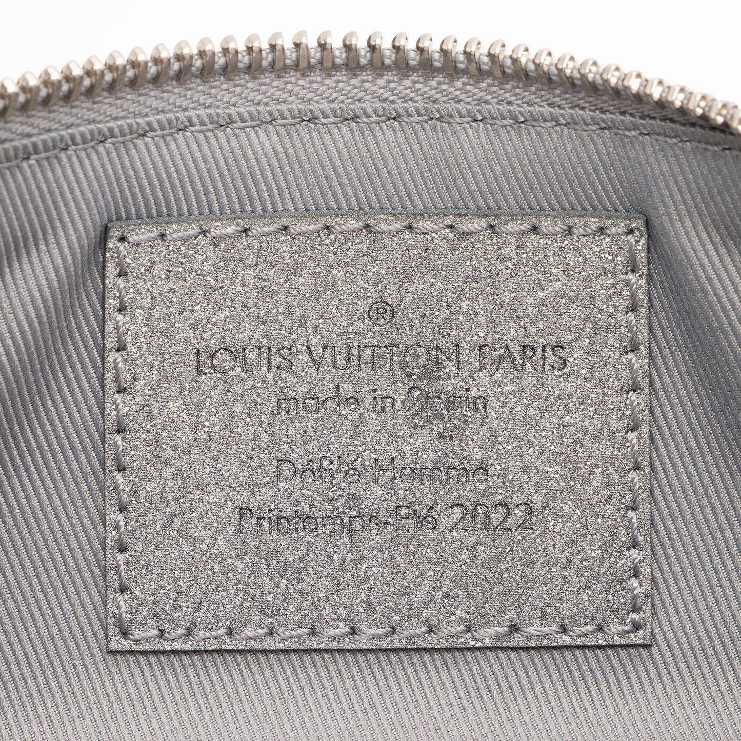 Louis Vuitton Damier Glitter Taurillon In The Loop Trio Pouch