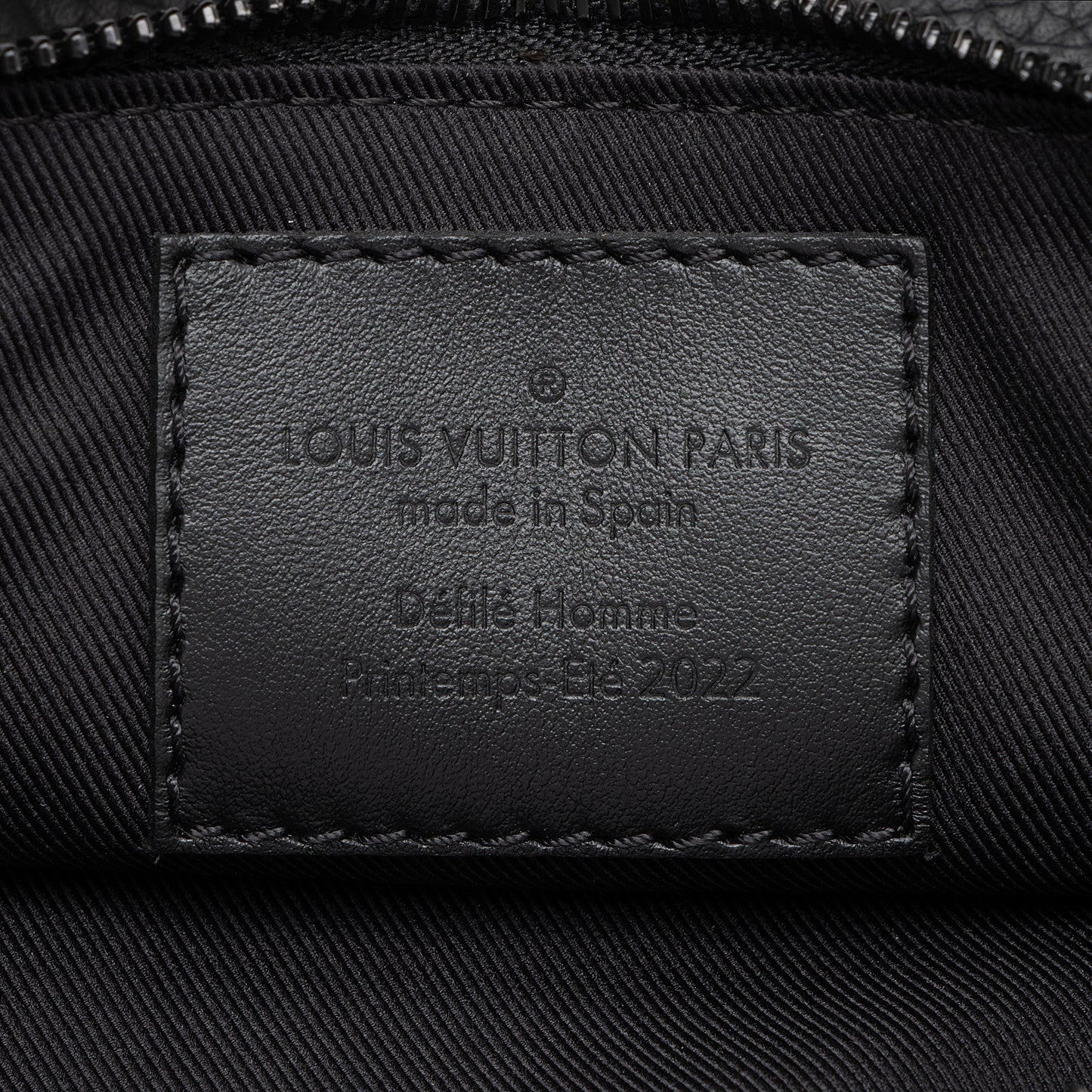 Louis Vuitton Damier Glitter Taurillon In The Loop Trio Pouch