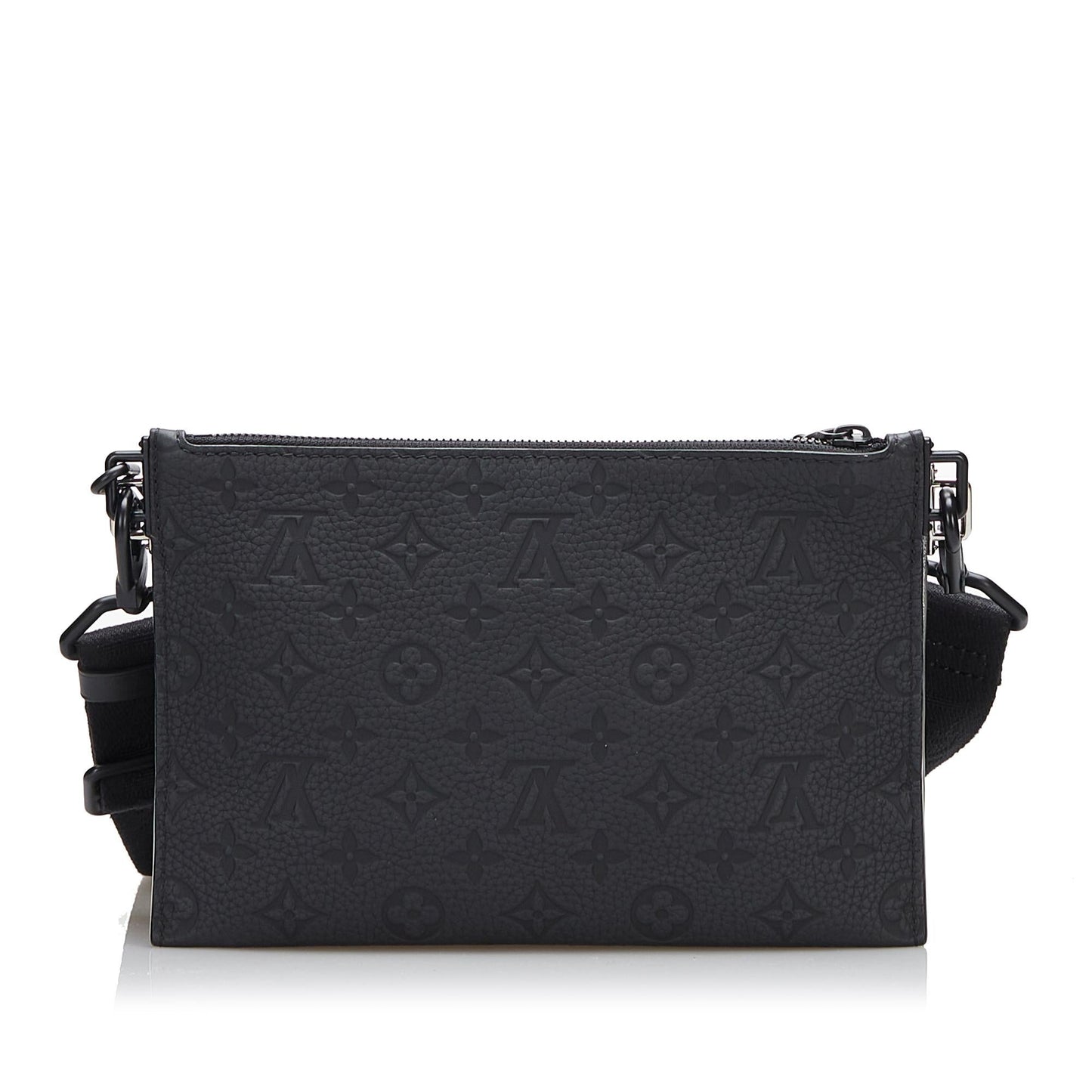Louis Vuitton Damier Glitter Taurillon In The Loop Trio Pouch (SHG-5PeliZ)