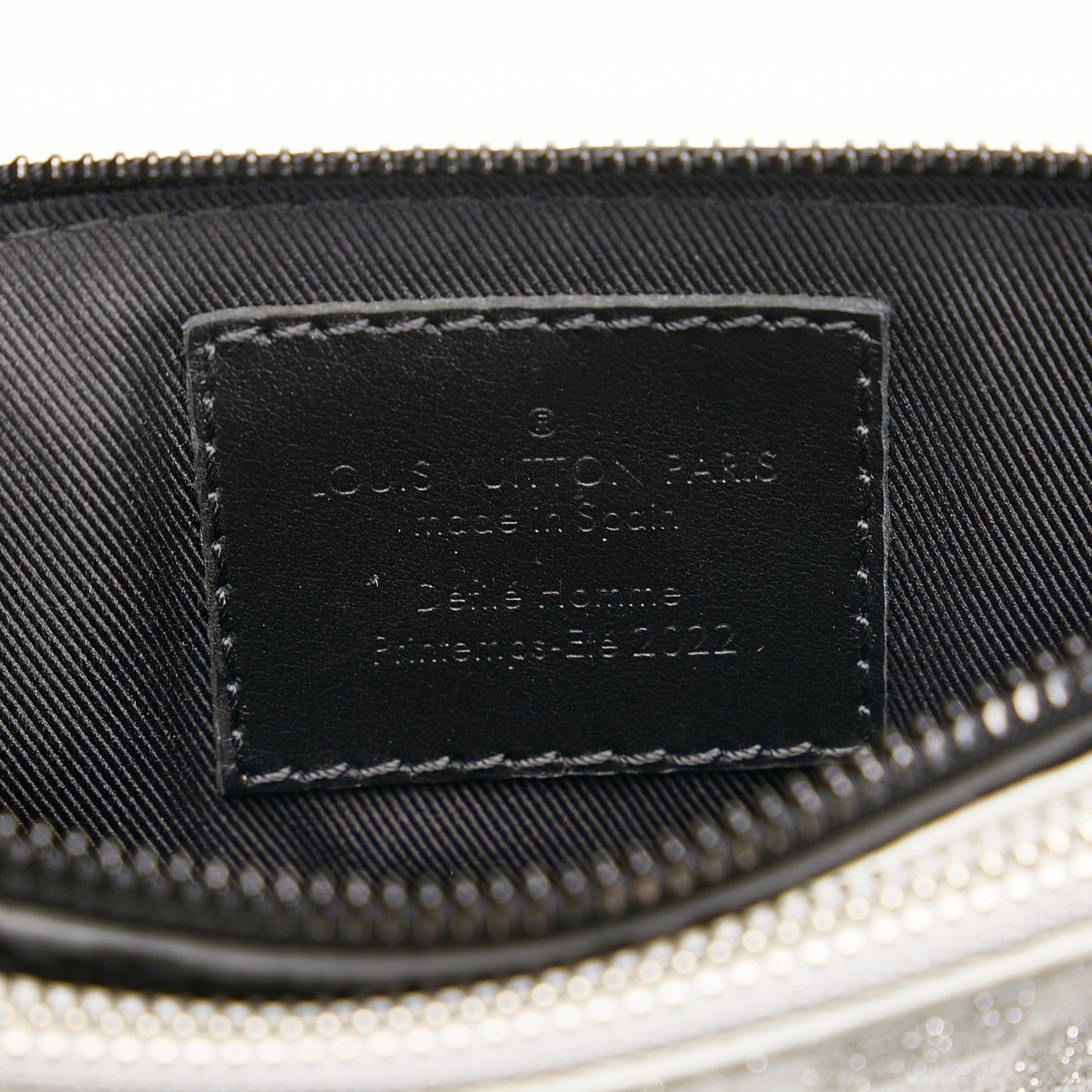 Louis Vuitton Damier Glitter Taurillon In The Loop Trio Pouch