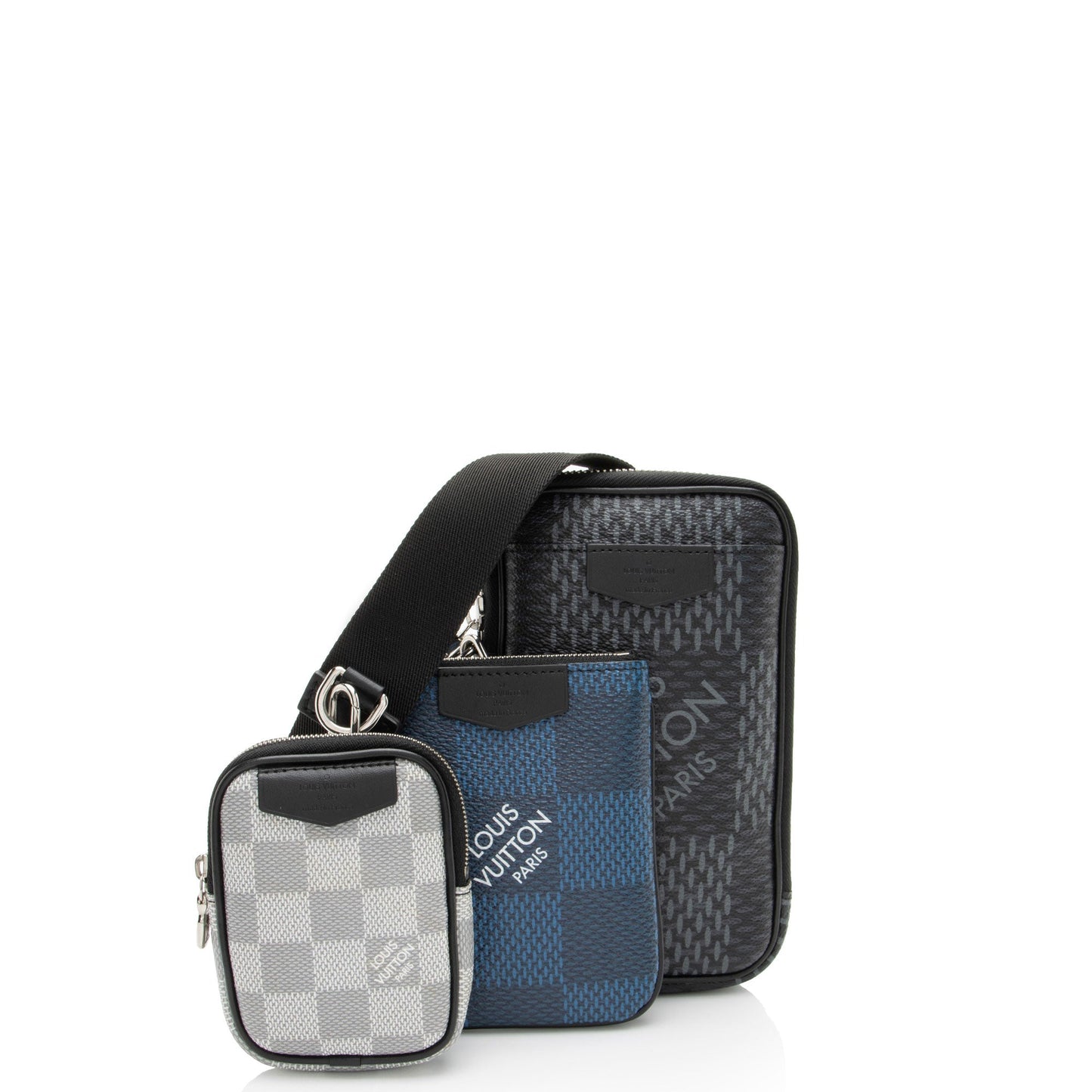 Louis Vuitton Damier Graphite 3D Modular Pouch