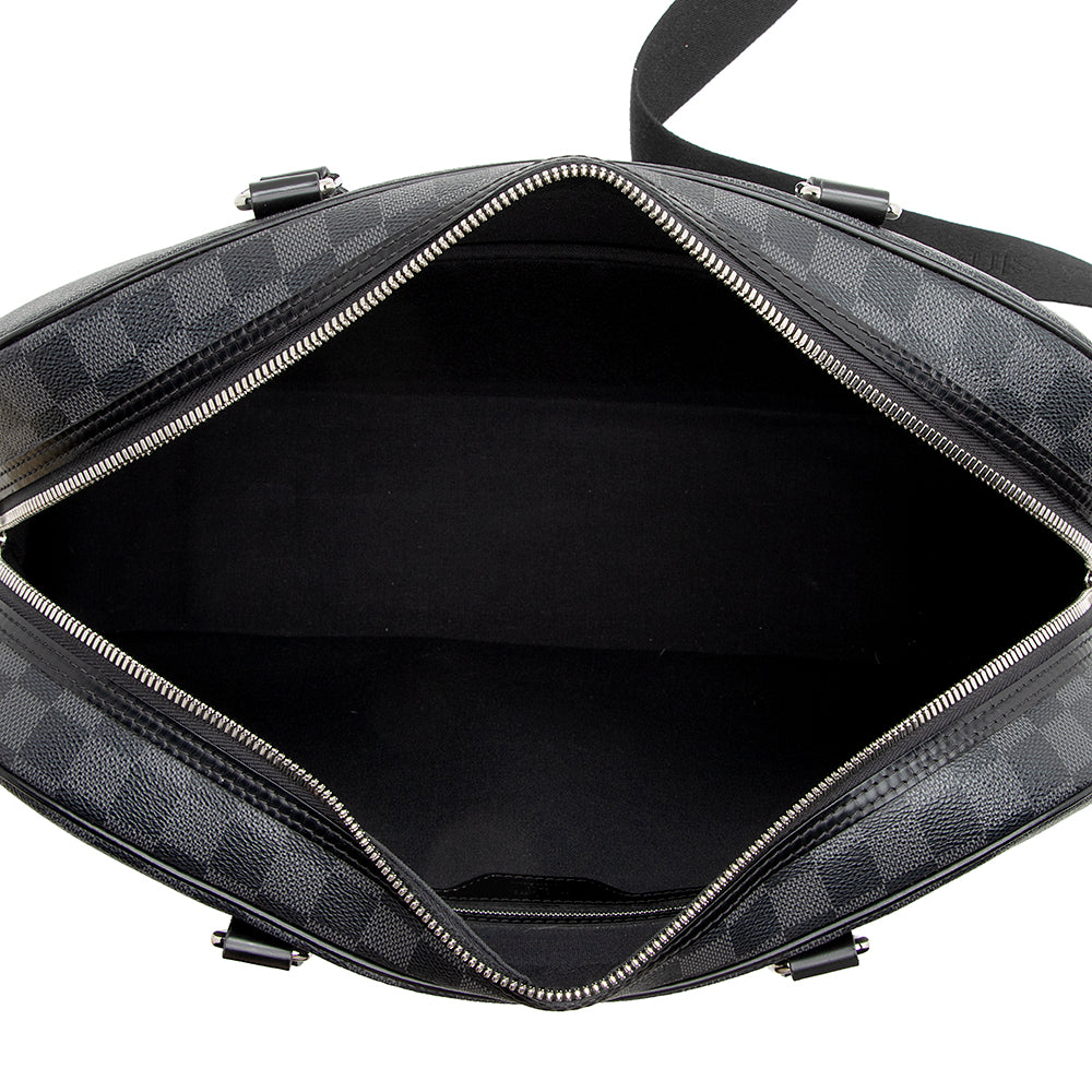 Louis Vuitton Damier Graphite Jorn Briefcase (SHF-21749)