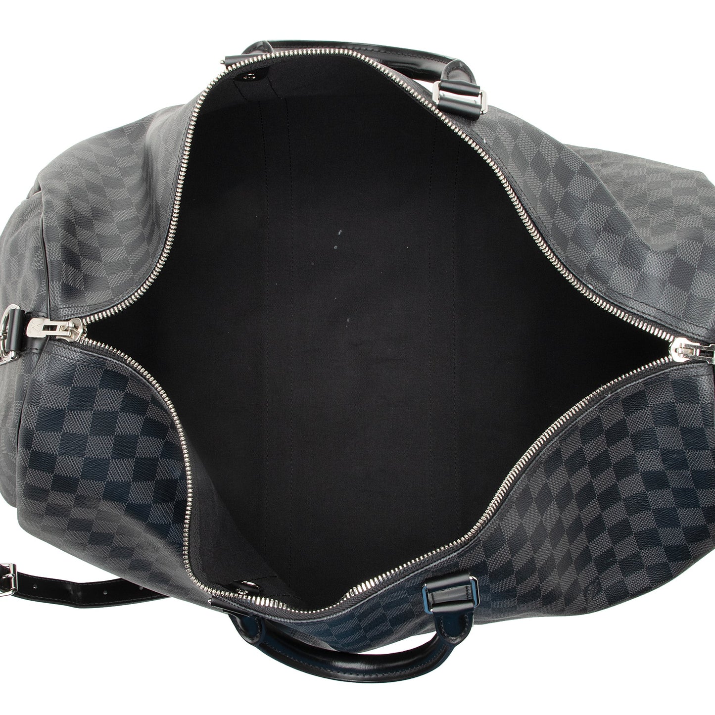 Louis Vuitton Damier Graphite Keepall Bandouliere 55 Duffel Bag (SHF-22704)