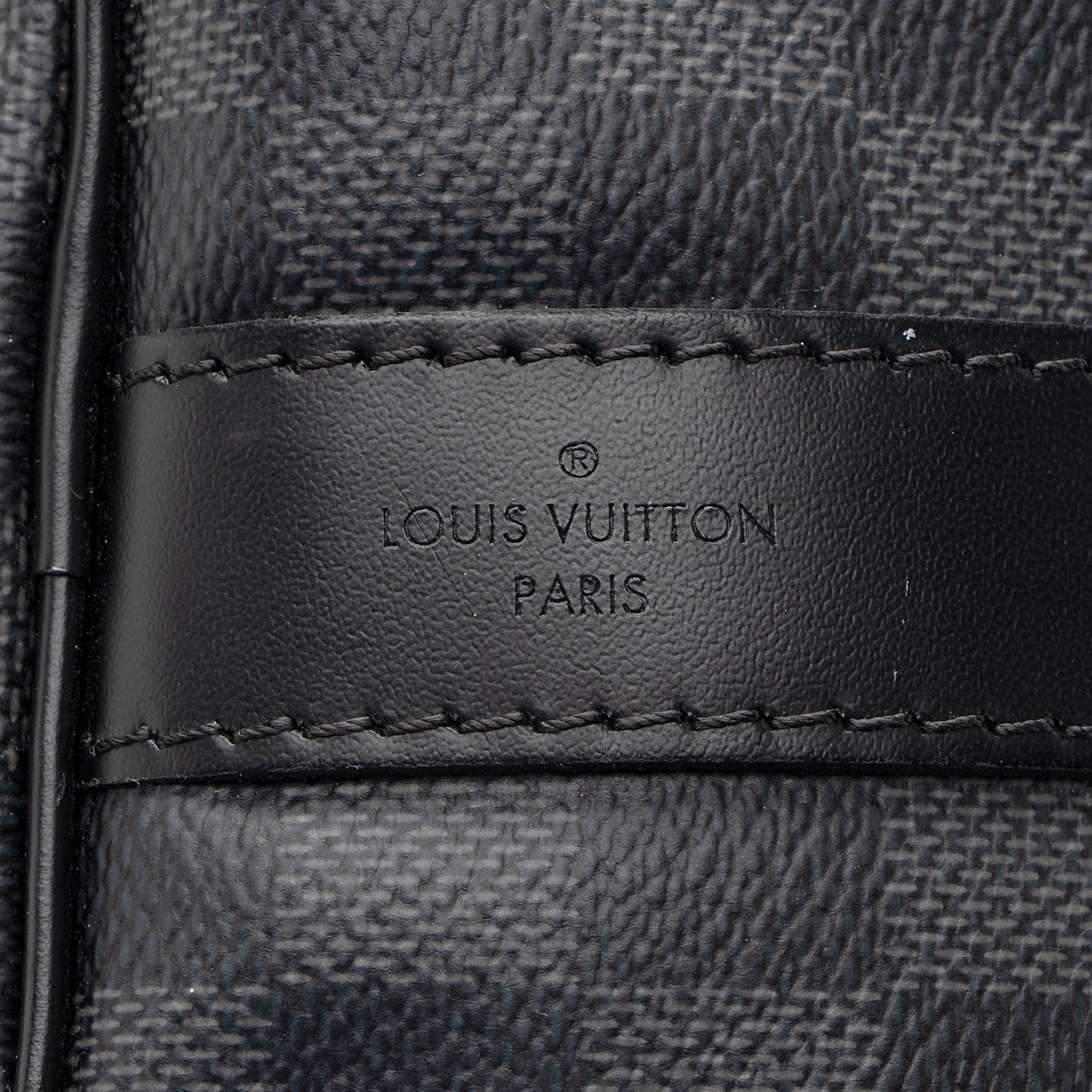 Louis Vuitton Damier Graphite Keepall Bandouliere 55 Duffel Bag (SHF-22704)