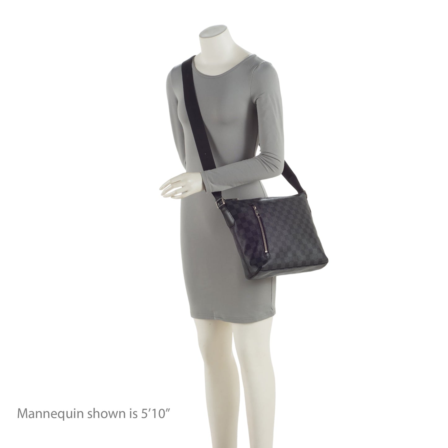 Louis Vuitton Damier Graphite Mick PM Shoulder Bag (SHF-eMLEKD)
