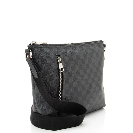 Louis Vuitton Damier Graphite Mick PM Shoulder Bag (SHF-eMLEKD)