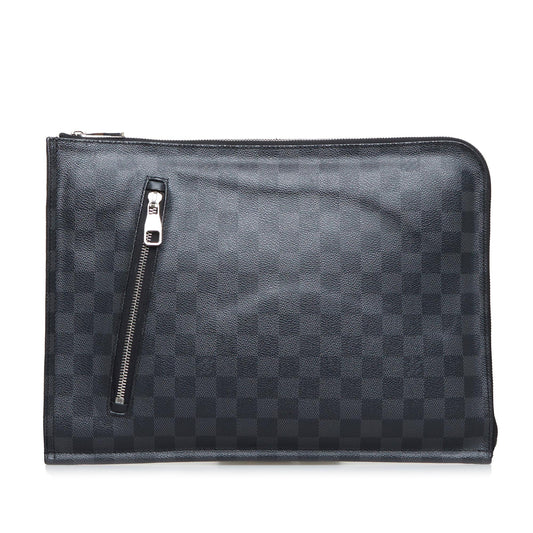 Louis Vuitton Damier Graphite Poche-Documents Portfolio (SHG-Eu0GUn)