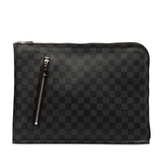 Louis Vuitton Damier Graphite Poche-Documents Portfolio (SHG-Y6oswW)