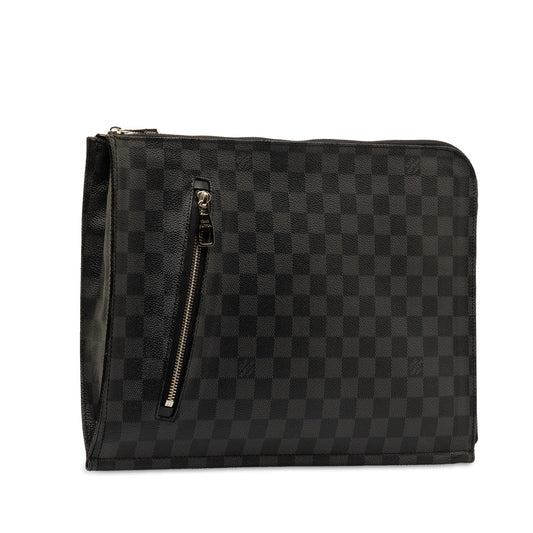 Louis Vuitton Damier Graphite Poche-Documents Portfolio (SHG-Y6oswW)