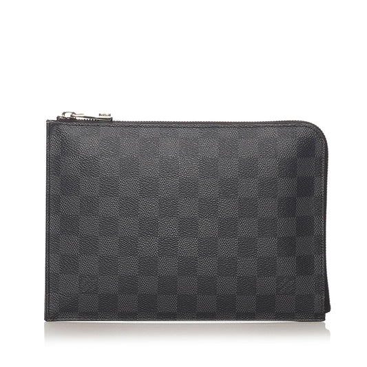 Louis Vuitton Damier Graphite Pochette Jour PM (SHG-37433)